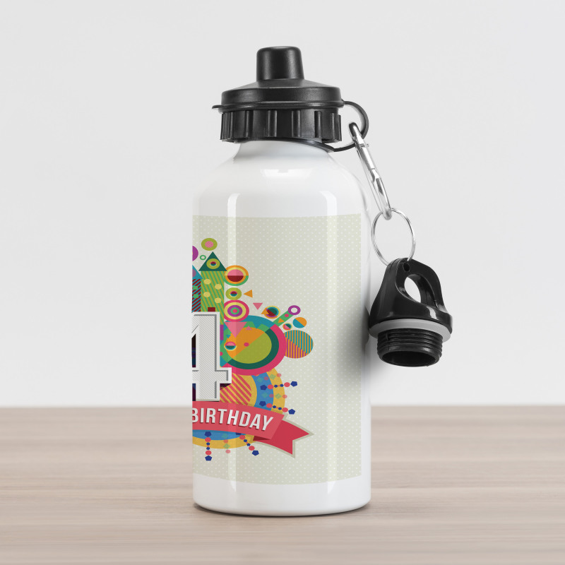 4 Years Old Colorful Aluminum Water Bottle
