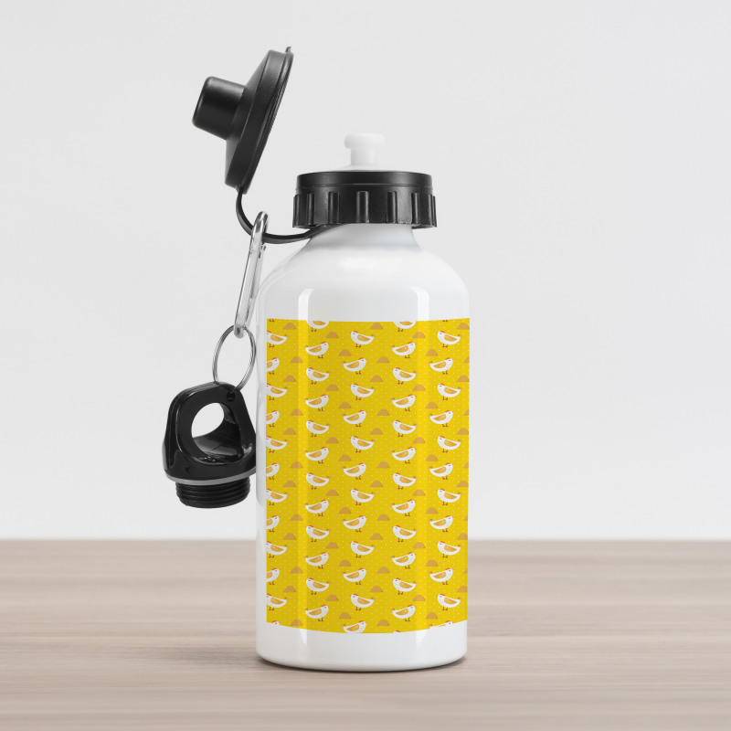 Dots Chicken Haystack Aluminum Water Bottle