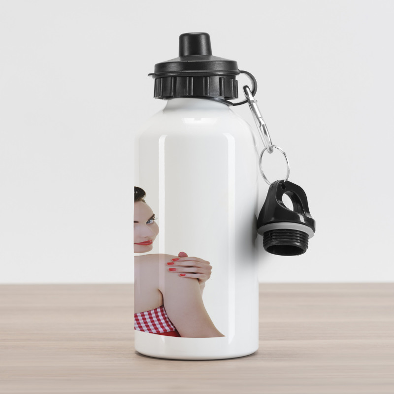 Halter-Neck Bikini Lady Aluminum Water Bottle