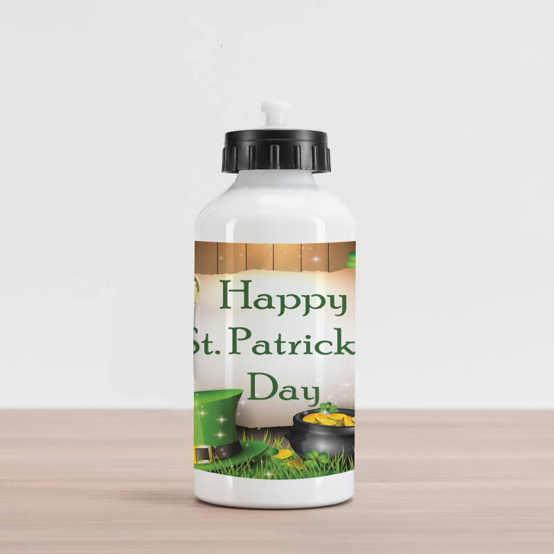 St Patricks Day Aluminum Water Bottle