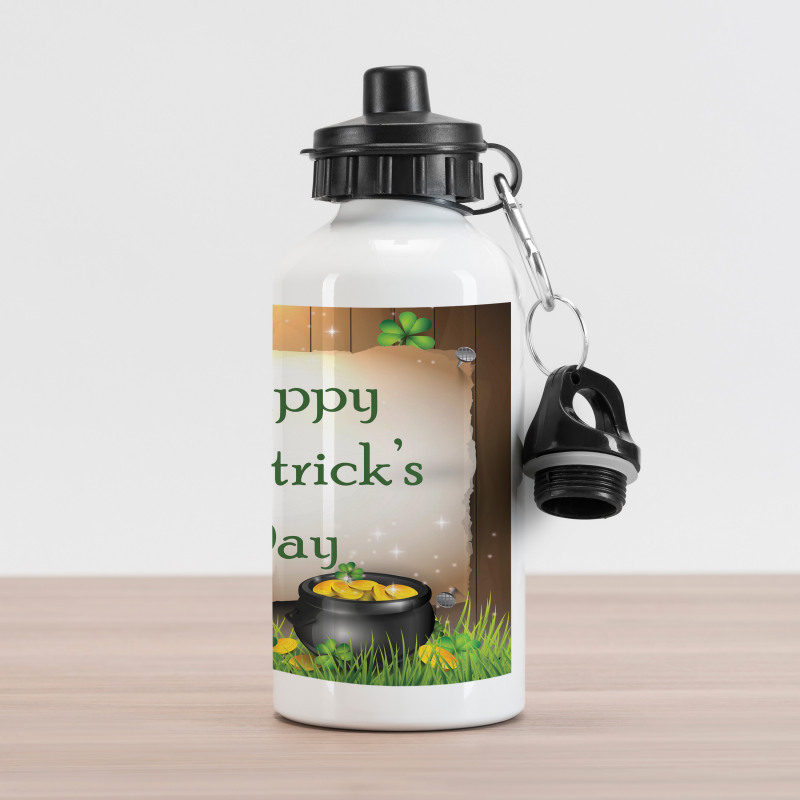 St Patricks Day Aluminum Water Bottle