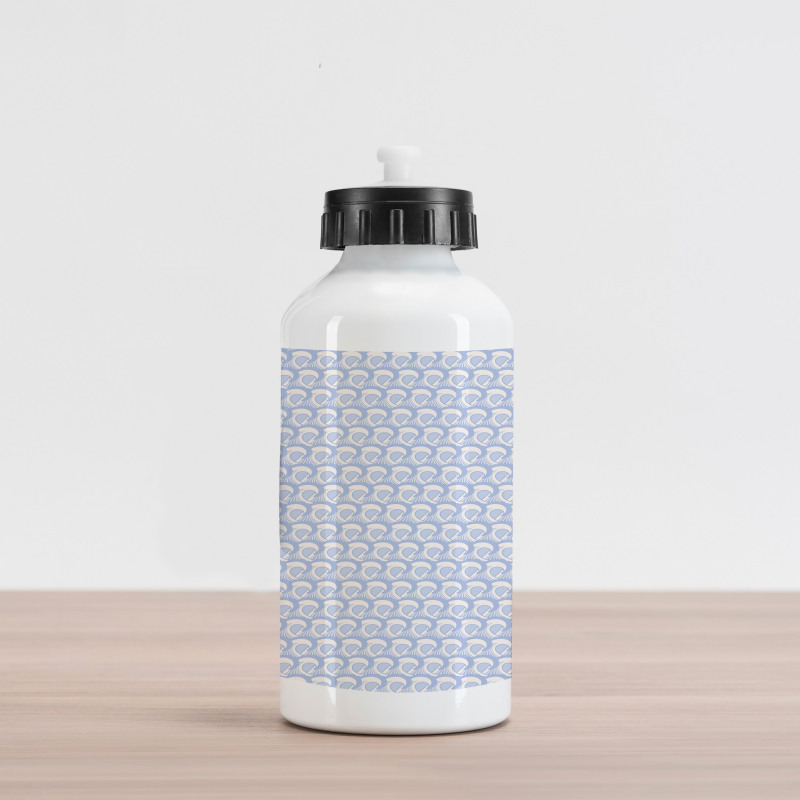 Abstract Art Sea Ocean Waves Aluminum Water Bottle