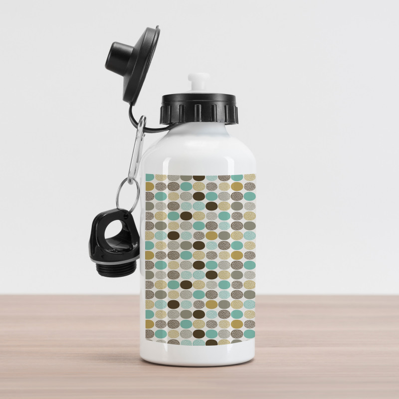 Abstract Dots Pattern Aluminum Water Bottle