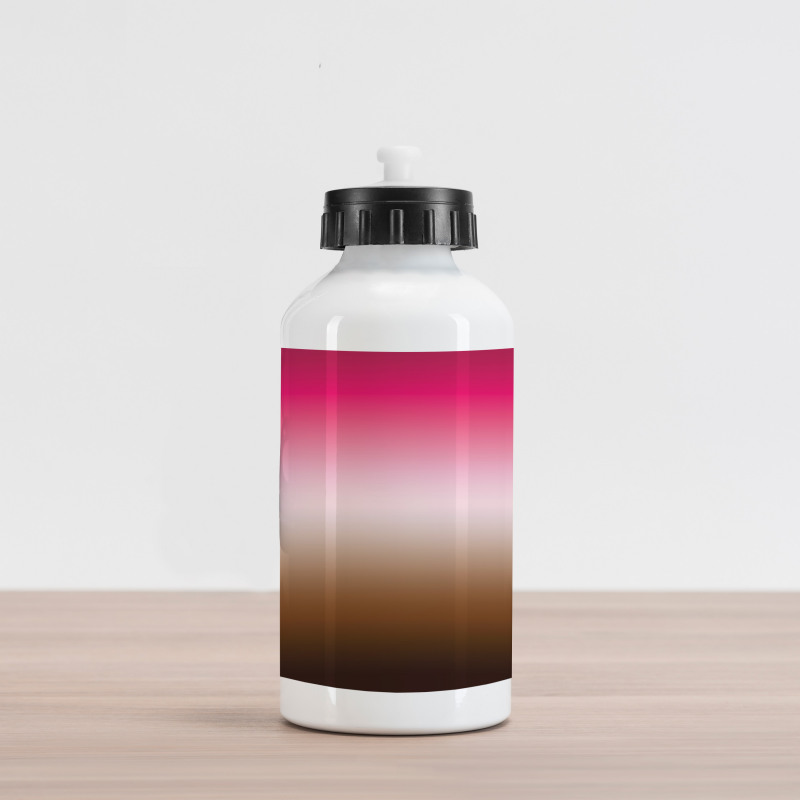 Simplistic Abstract Aluminum Water Bottle