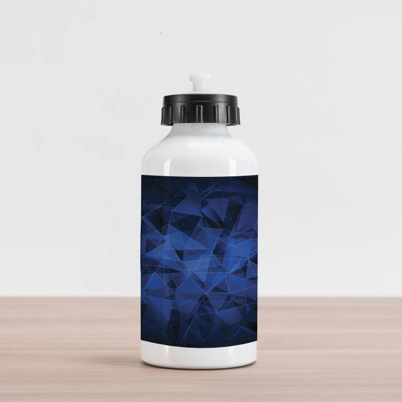 Abstract Atomic Stars Aluminum Water Bottle