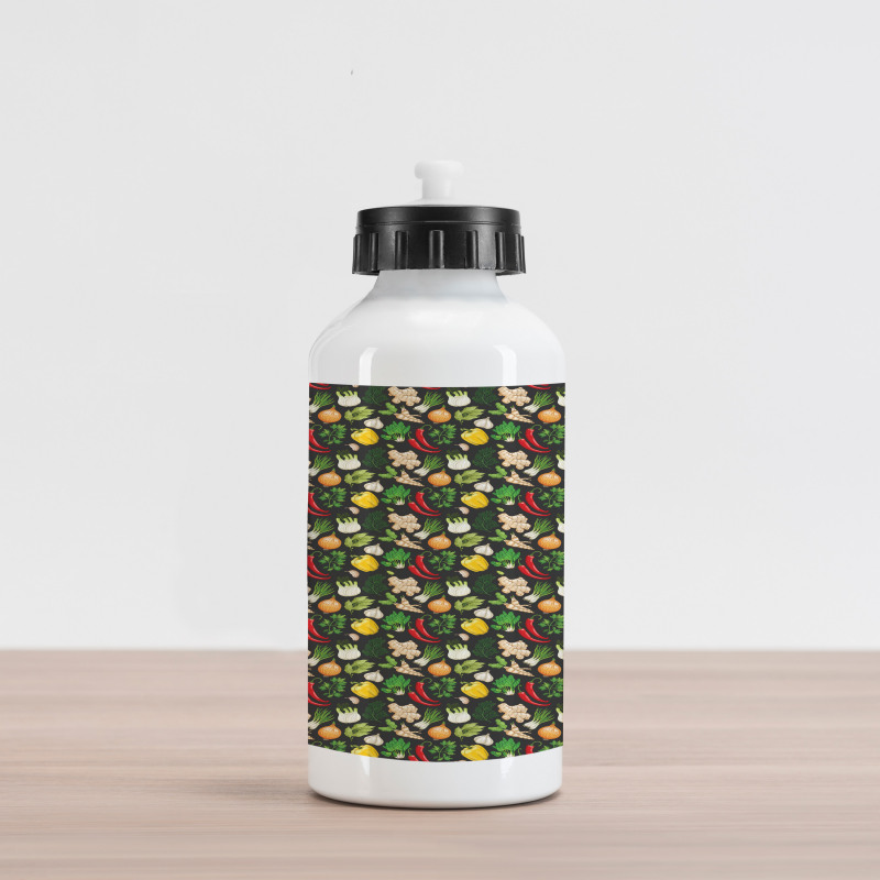 Cuisine Vegan Diet Foods Aluminum Water Bottle