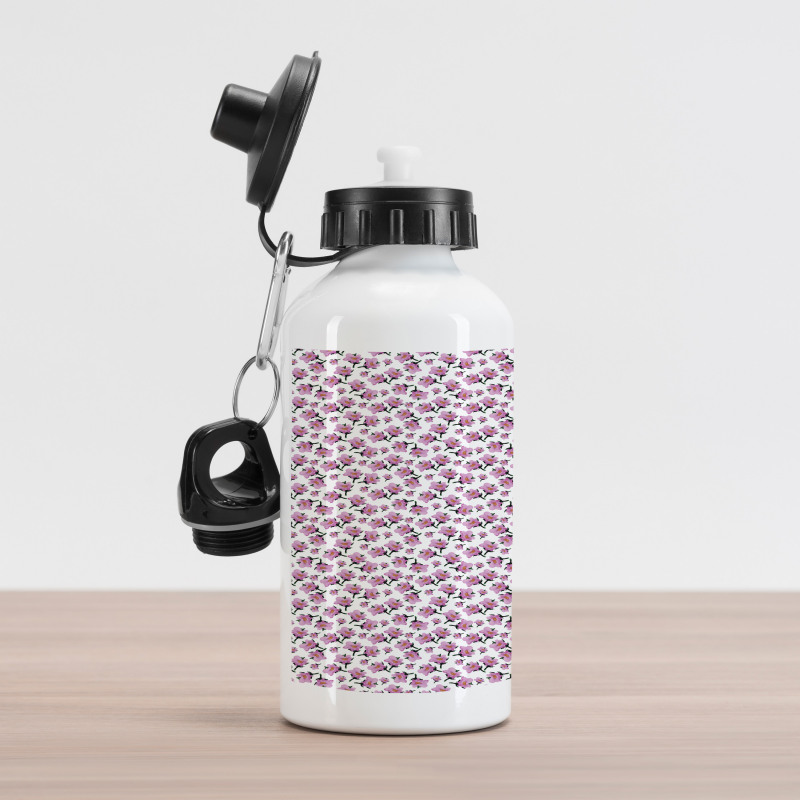 Watercolor Style Art Aluminum Water Bottle