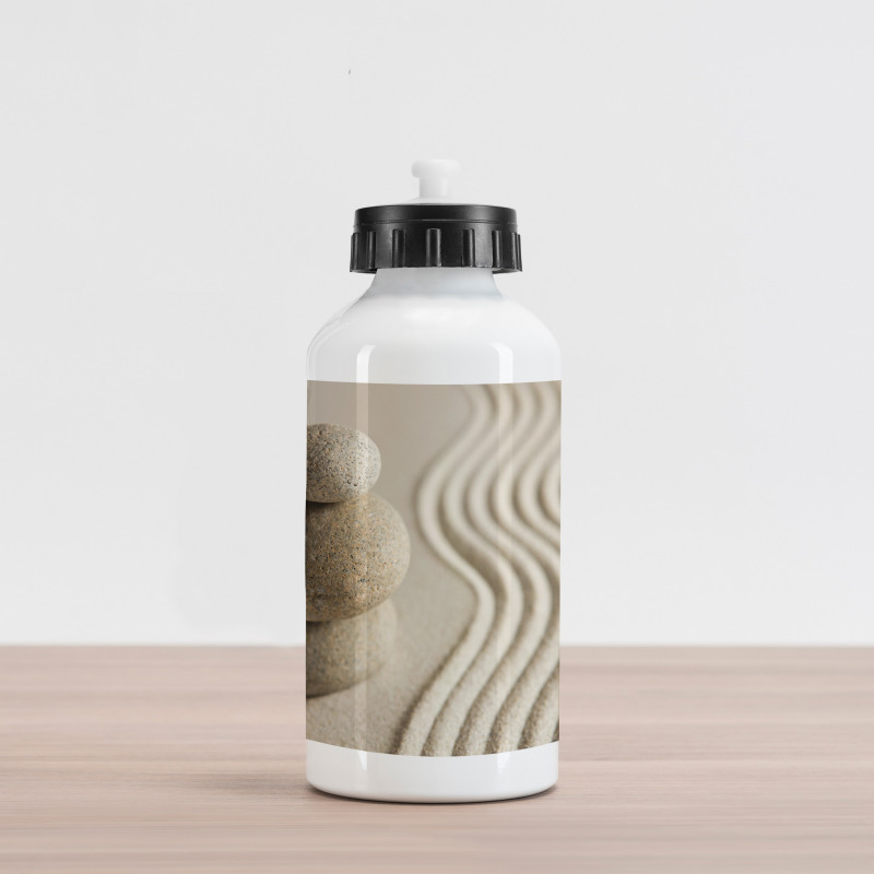 Balanced Rocks Wavy Pattern Aluminum Water Bottle