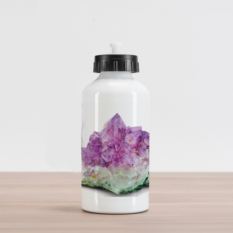 Crystal Like Lavender Hues Aluminum Water Bottle