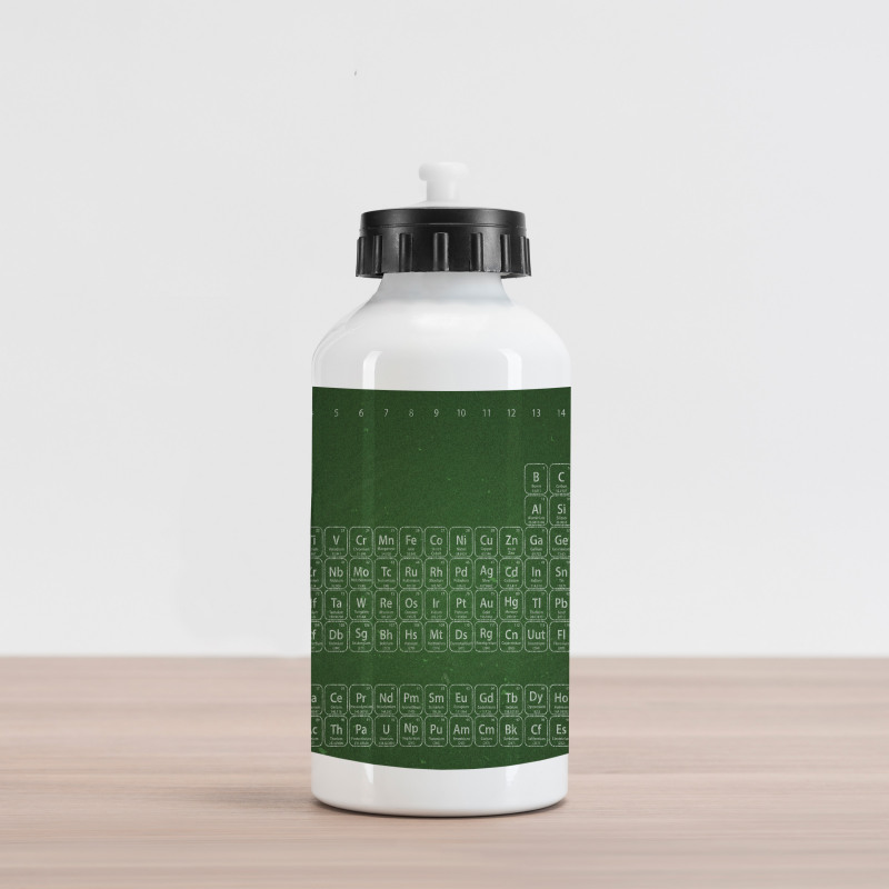 Periodic Table Aluminum Water Bottle