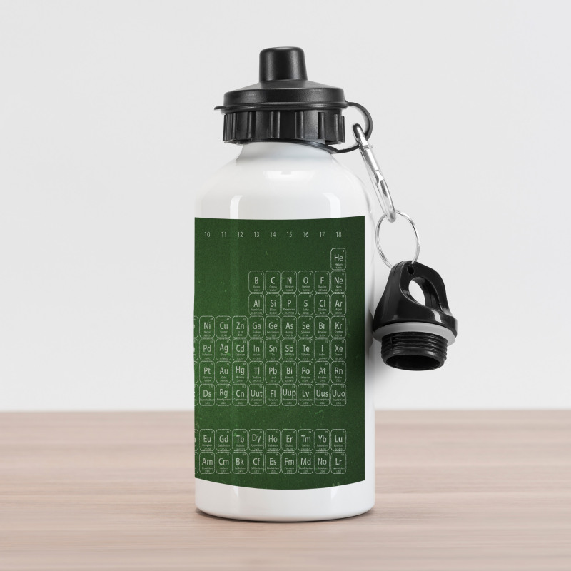 Periodic Table Aluminum Water Bottle