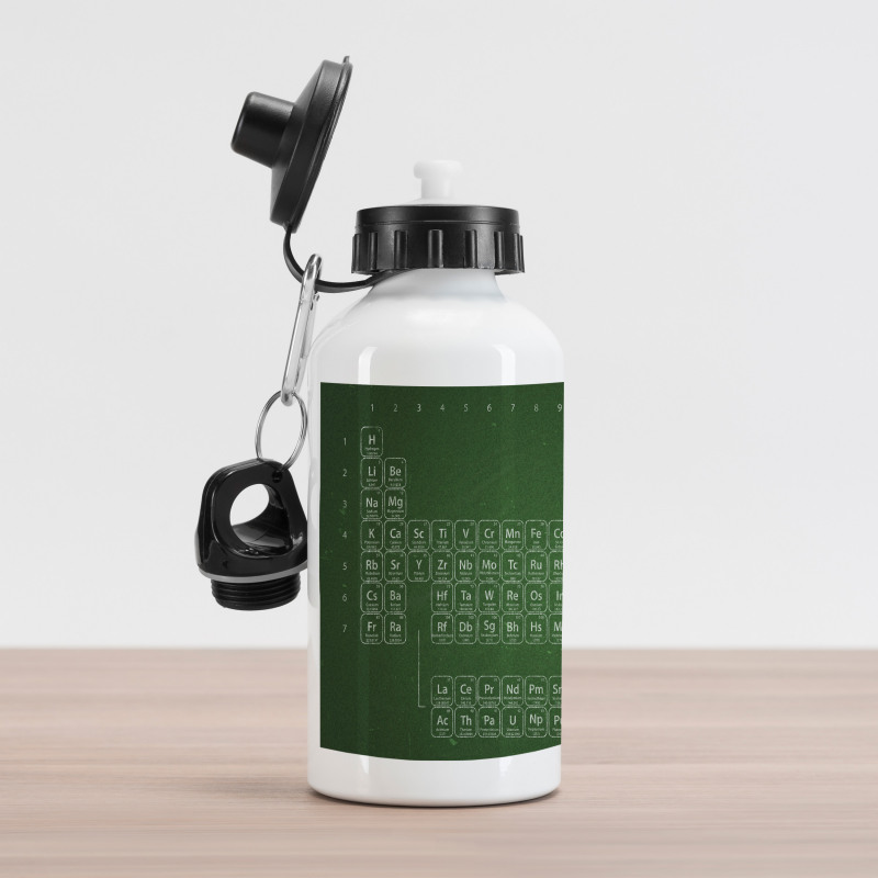 Periodic Table Aluminum Water Bottle