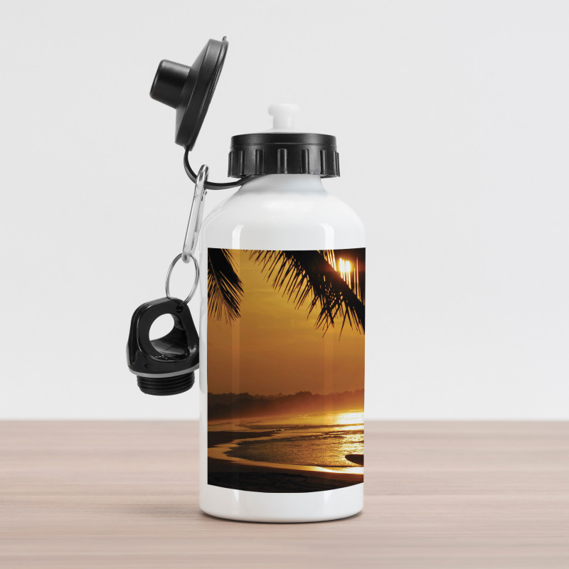 Costa Rica Surfer Aluminum Water Bottle