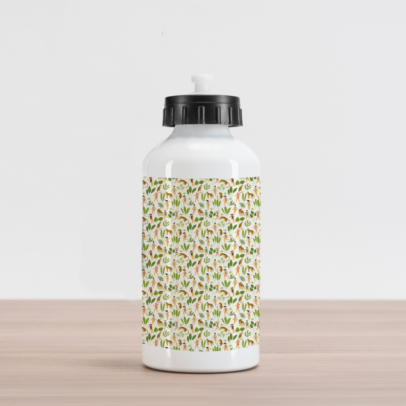 Dancing Ladies in Swimsuits Aluminum Water Bottle