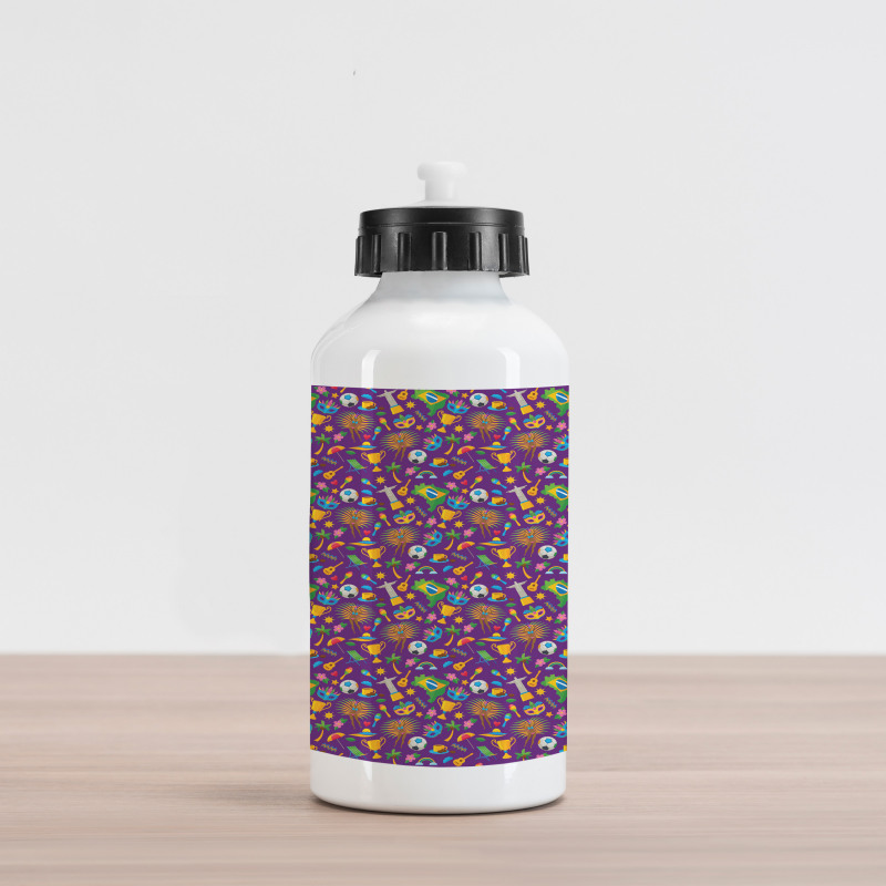 Vibrant Brazilian Items Aluminum Water Bottle