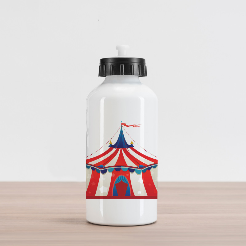 Stars Striped Circus Aluminum Water Bottle