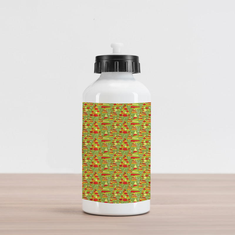 Happy Holiday Vibe Aluminum Water Bottle