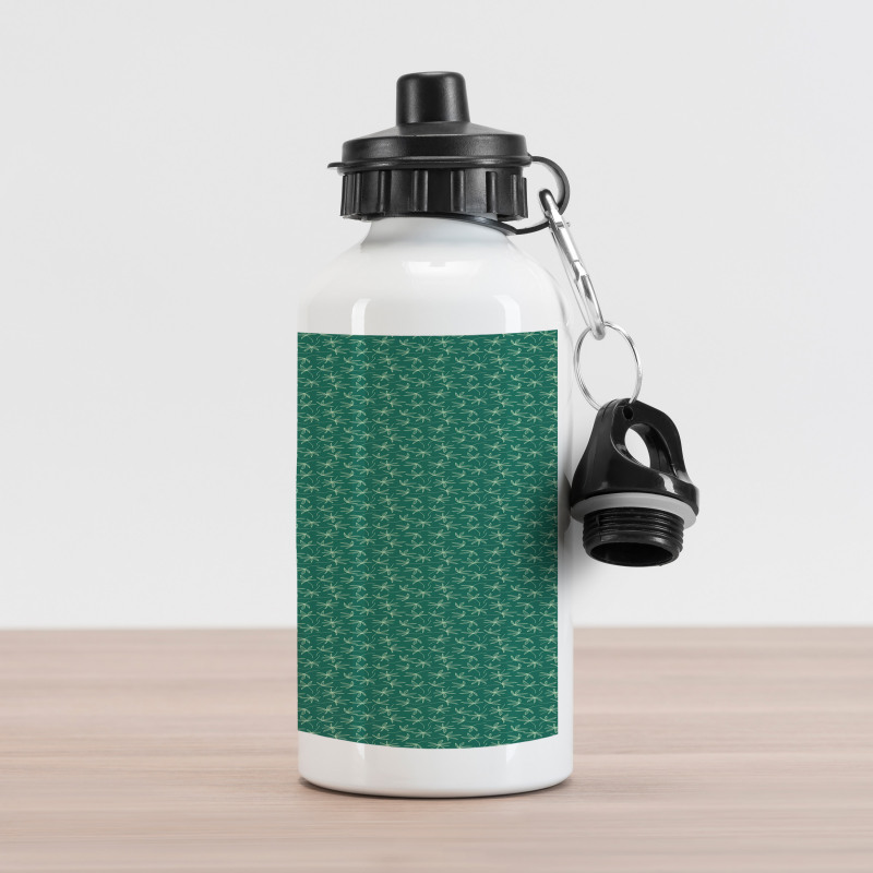 Botanical Design Leaves Aluminum Water Bottle