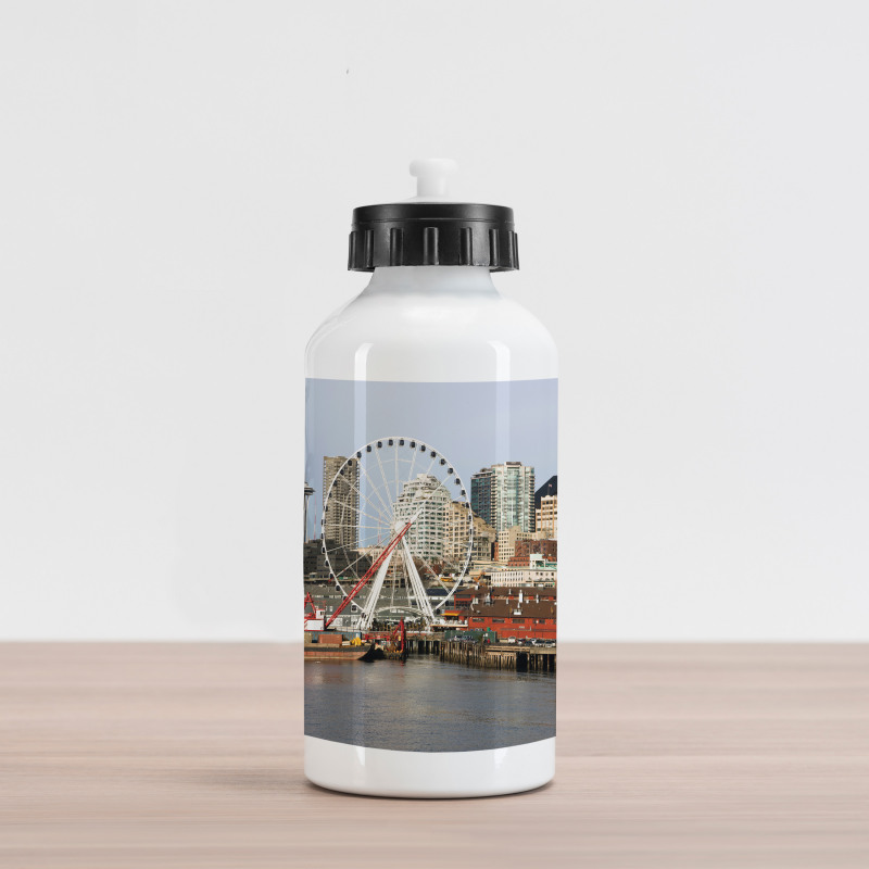 Elliott Bay Scenery Aluminum Water Bottle