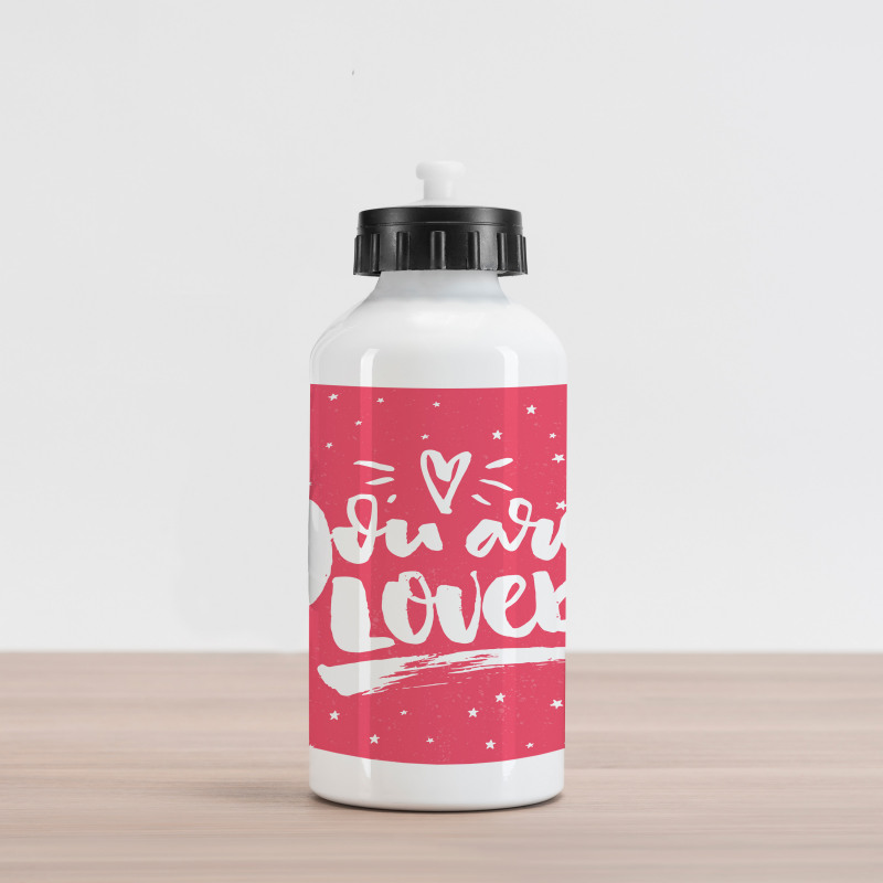 Doodle Style Stars Aluminum Water Bottle