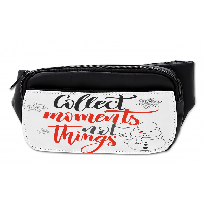 Winter Thematic Lettering Bumbag