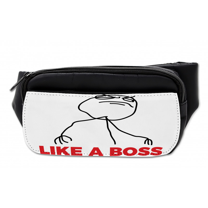 Cool Stickman and Like a Boss Bumbag