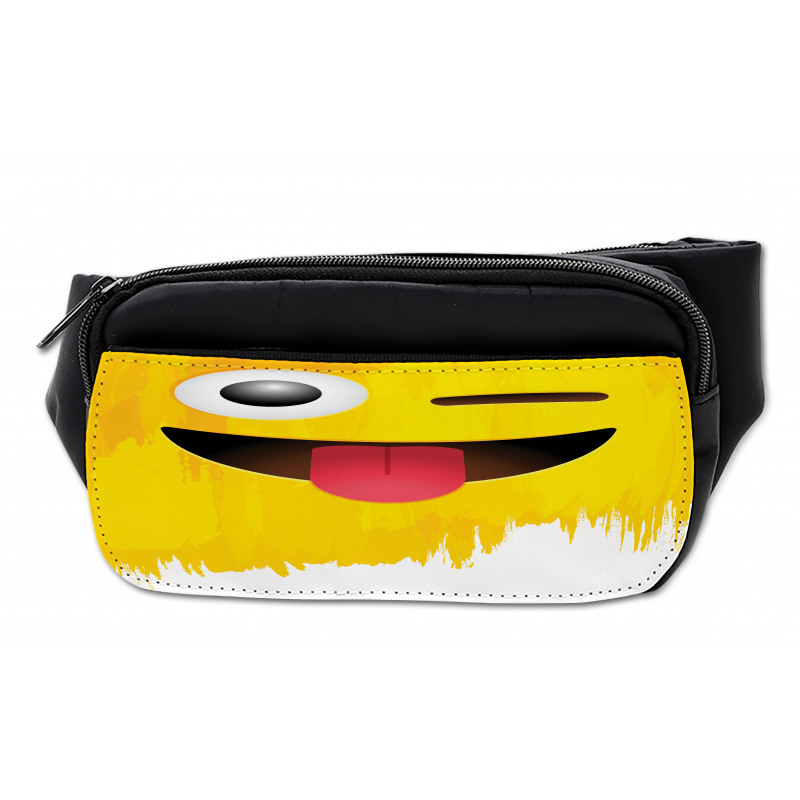 Winked Tongue Smiley Bumbag