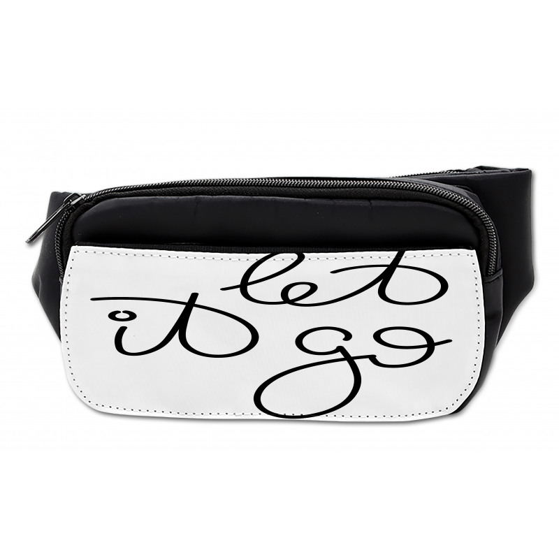 Simple Cursive Typography Bumbag