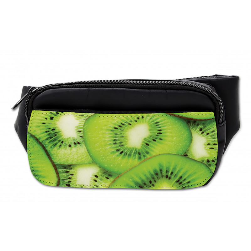 Macro Exotic Fruits Slices Bumbag