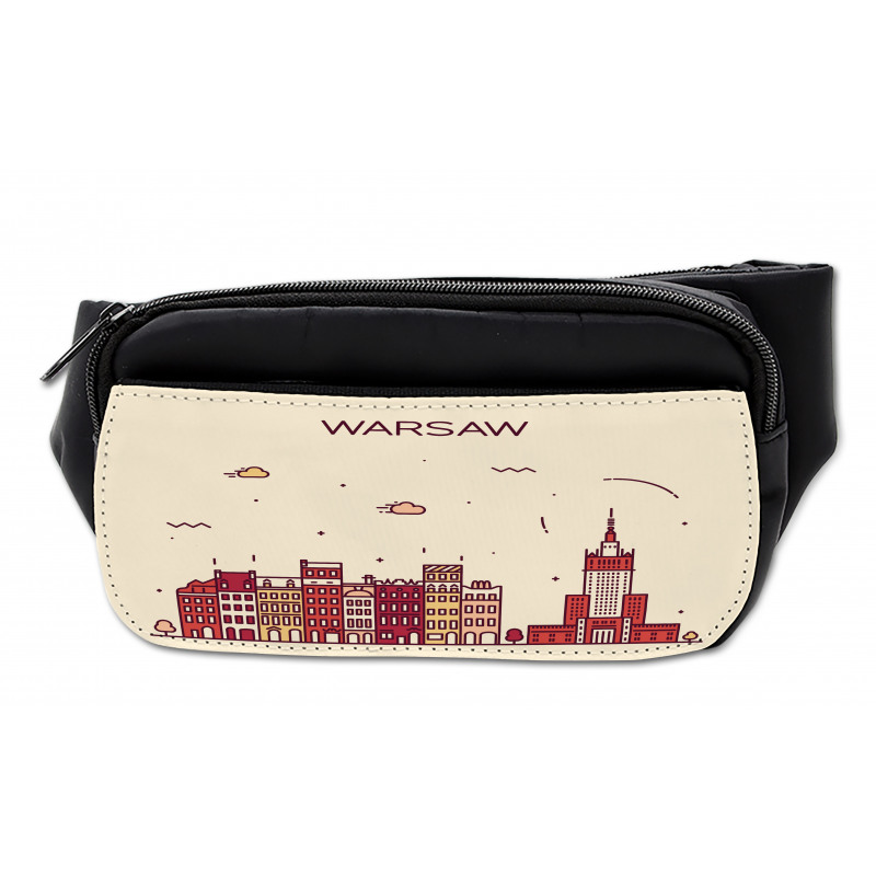 Warsaw Calligraphy Skyline Bumbag