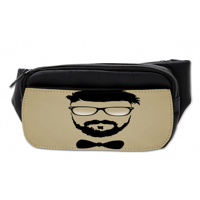 Hipster Boy Silhouette Bumbag