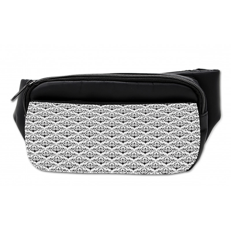 Monochrome Antique Motif Bumbag