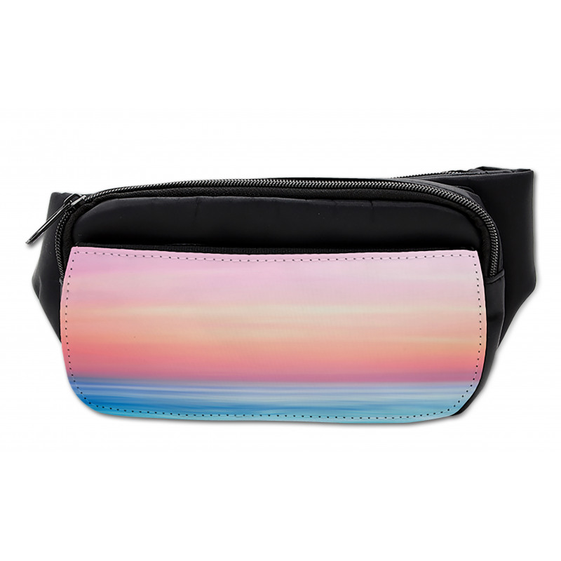 Ombre Sunset Calm Ocean View Bumbag