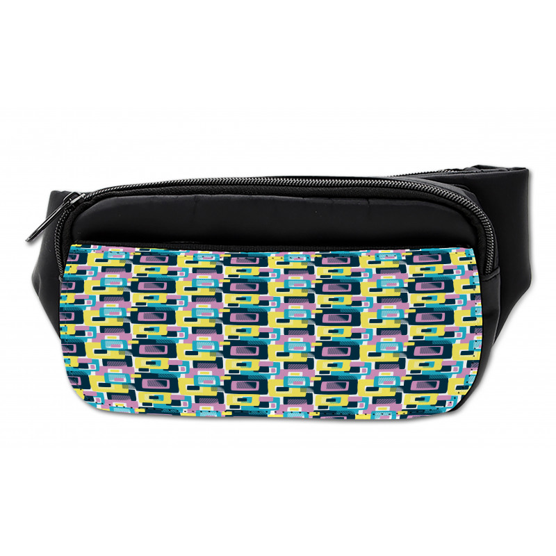 Digital Geometric Shapes Bumbag