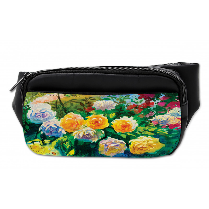 English Garden Roses Art Bumbag