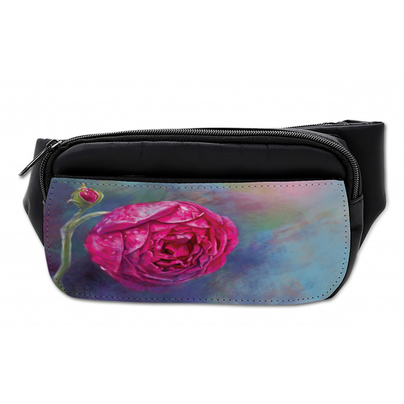 Close up Rose Bud Artwork Bumbag