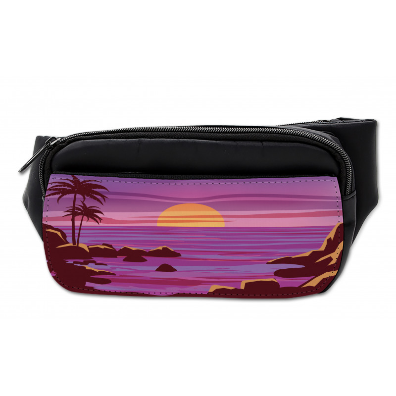 Retro Style Cartoon Beach Bumbag