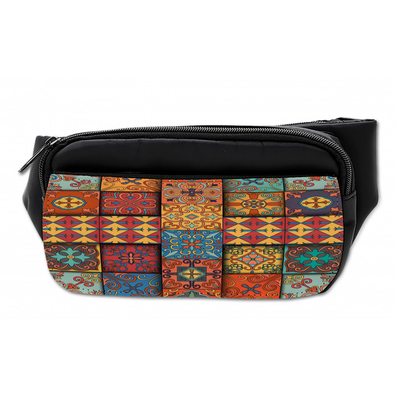 Azulejo Tile Squares Art Bumbag