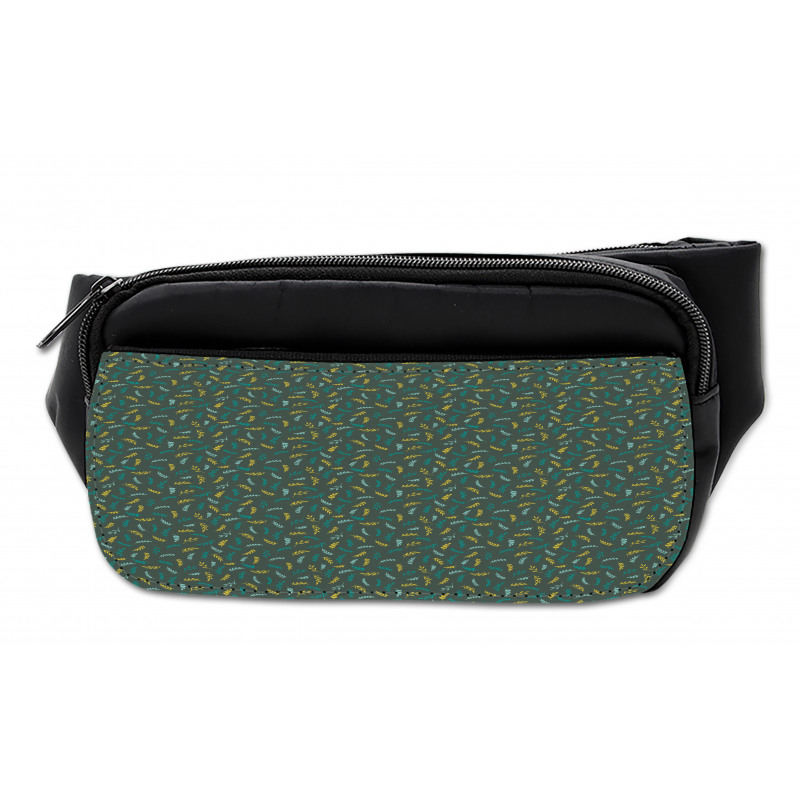 Leafy Branches Pattern Bumbag