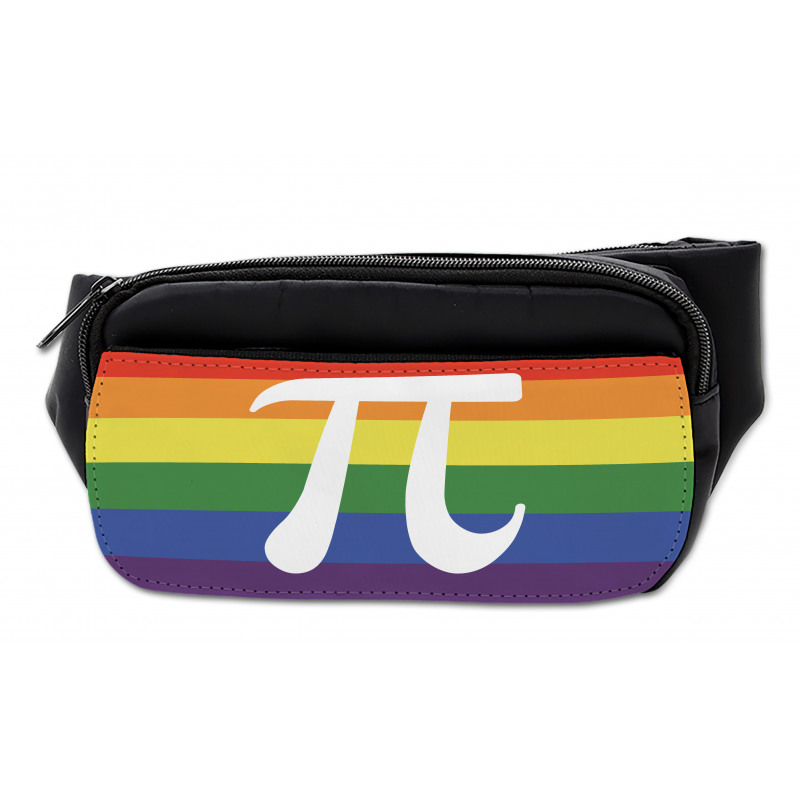 Number on Rainbow Colors Bumbag