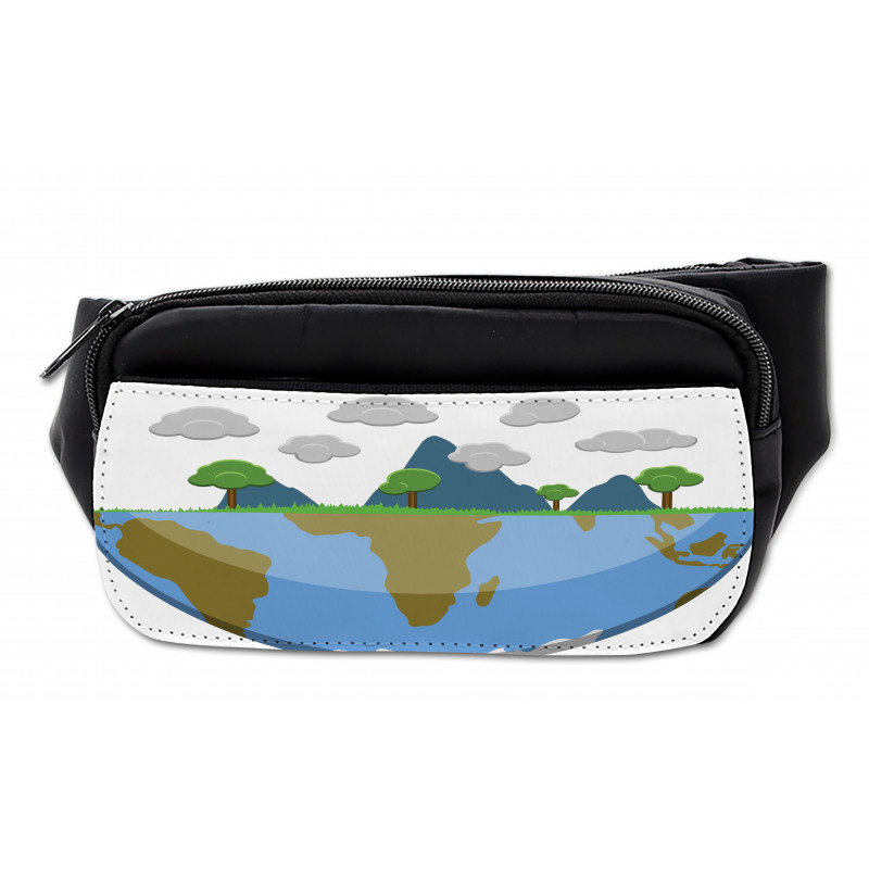 Mountains on Half Earth Bumbag