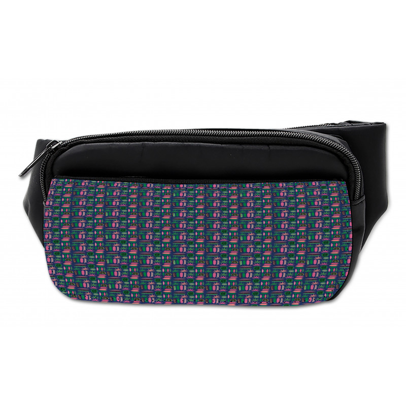 Contemporary Vibrant Leaves Bumbag