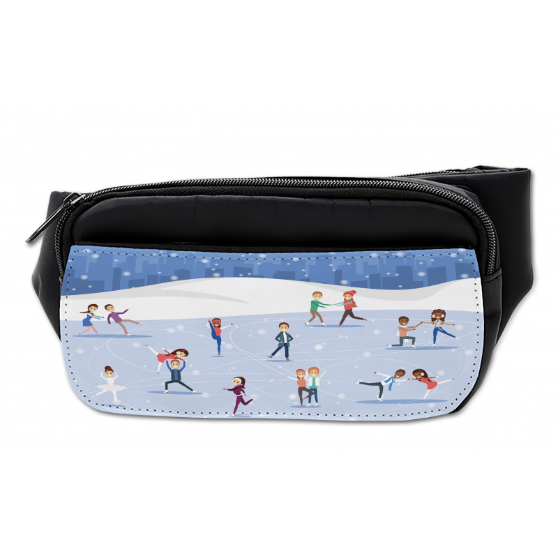 People on the Ice Rink Bumbag