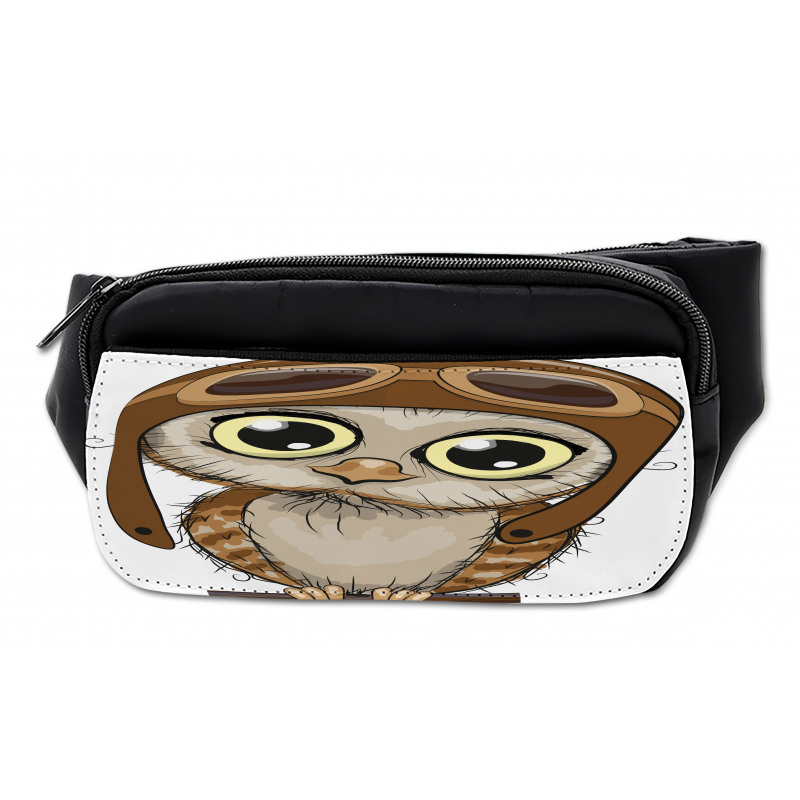 Pilot Hat Big Eyes Comic Bumbag