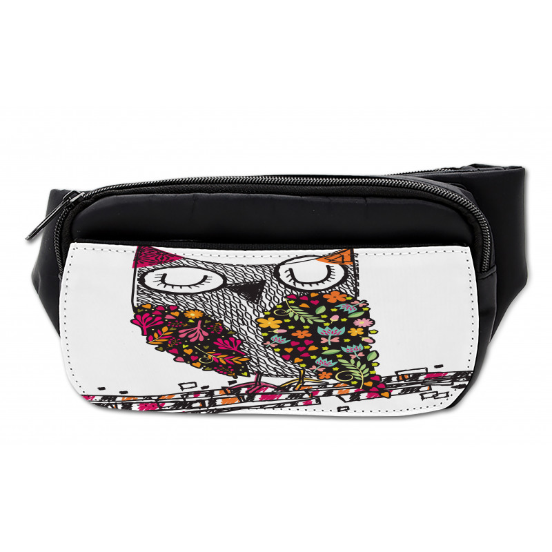 Geometric Floral Blossoms Bumbag