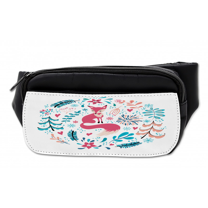 Fox Flowers and Floral Items Bumbag