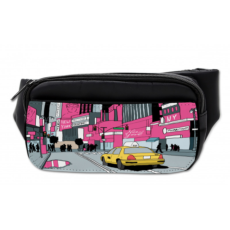 View of Manhattan and Taxi Bumbag