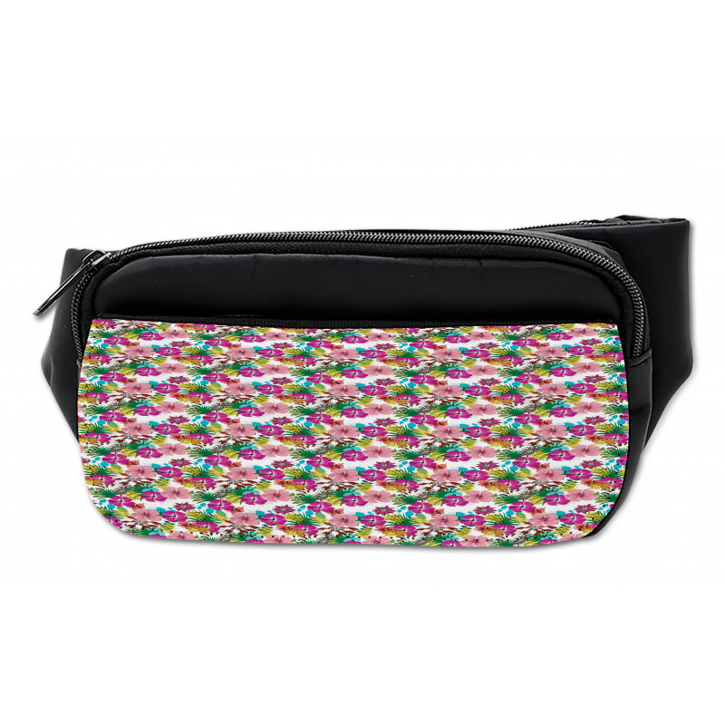 Tropical Hawai Flowers Bumbag