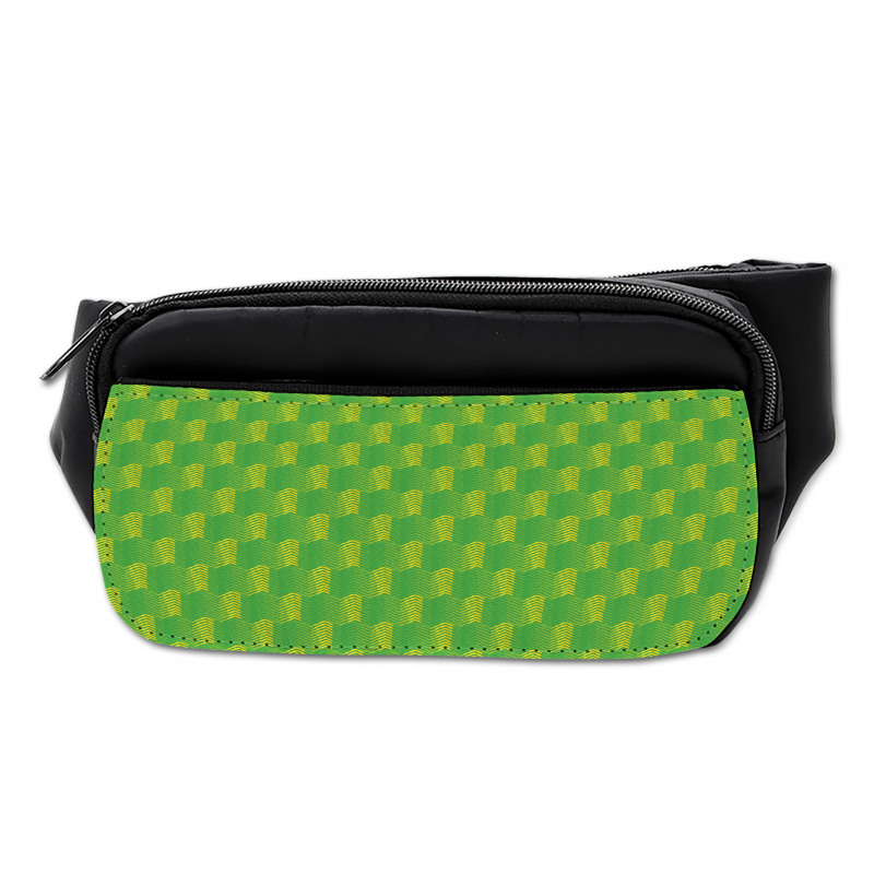 Design of Pine Tree Leaves Bumbag