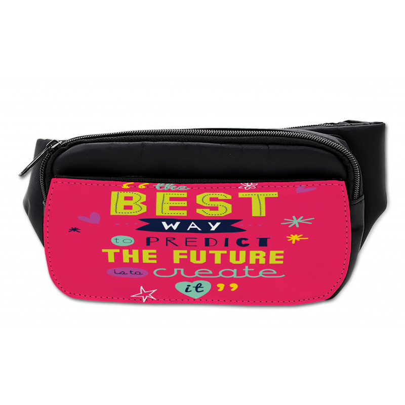 Motivational Typography Bumbag